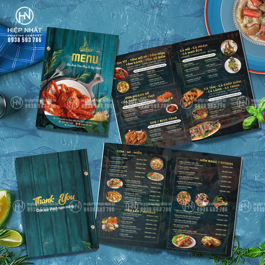 In menu Nhà hàng